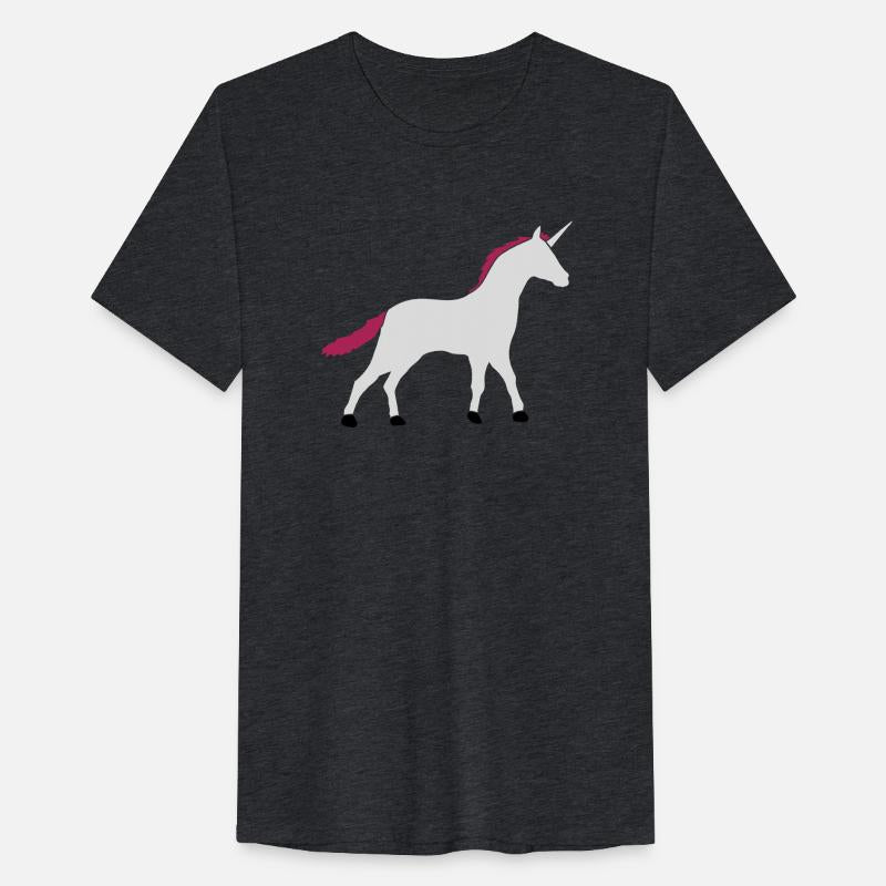 Unicorn silhouette outline shadow