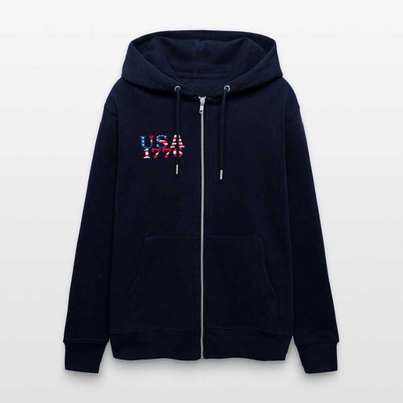 USA Established 1776 Stars Red White Blue