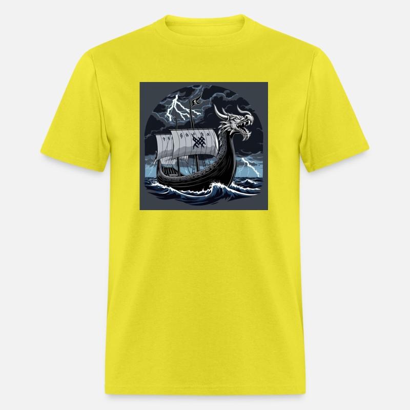 Viking Longship at Sea