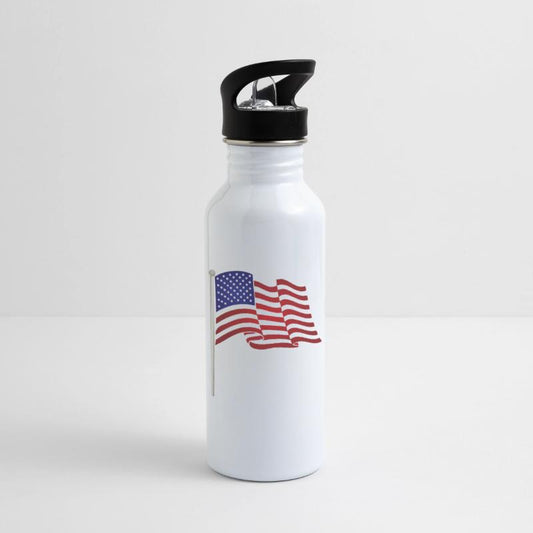 Vintage American Flag Illustration