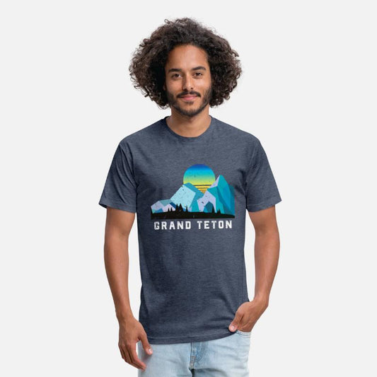 Vintage Grand Teton Retro National Park