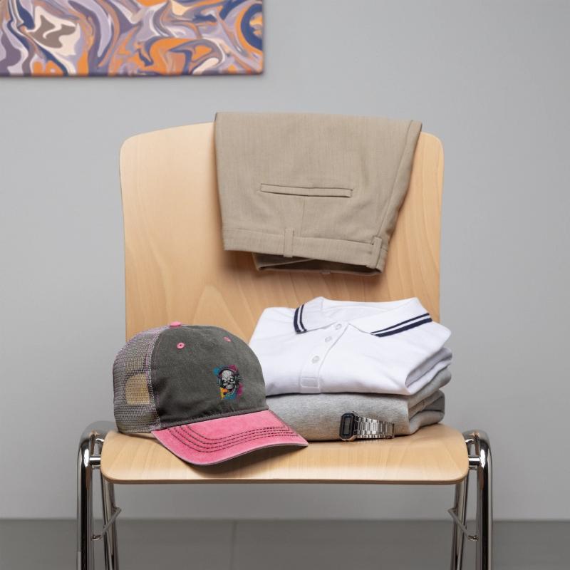 Vintage Hip Hop Rapper-Inspired Spiked Skull Head