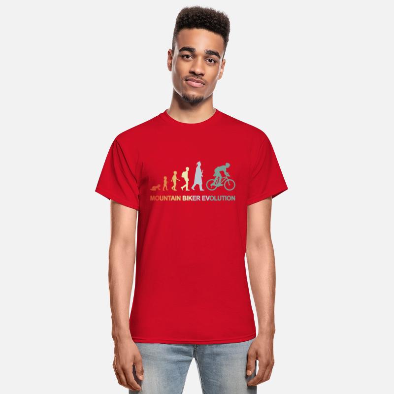 Vintage Mountain Biker Evolution