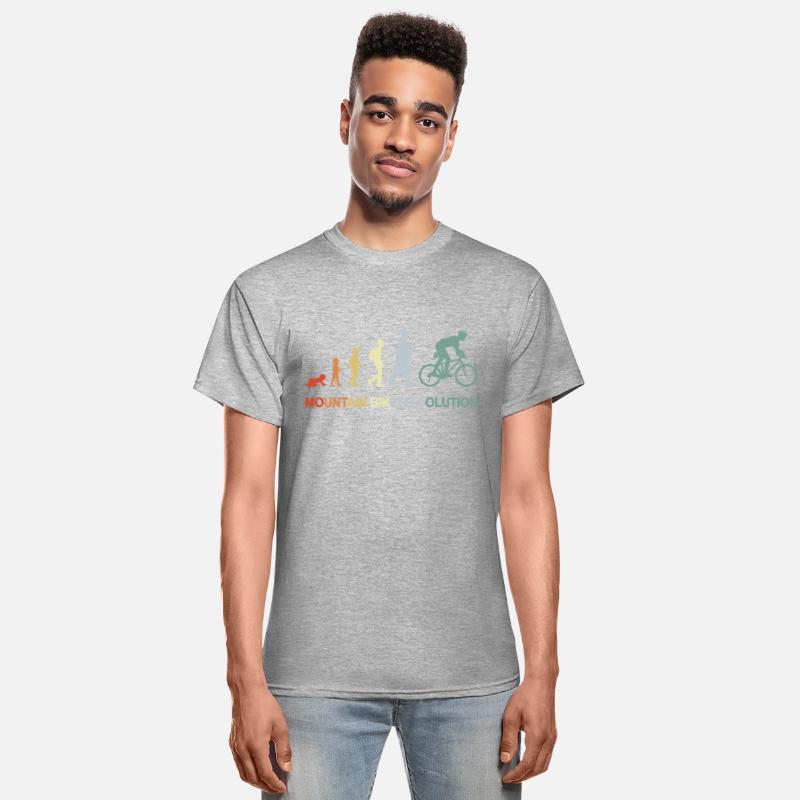 Vintage Mountain Biker Evolution