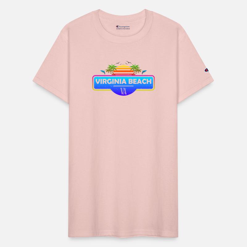 Virginia Beach, Palm Trees at Sunset