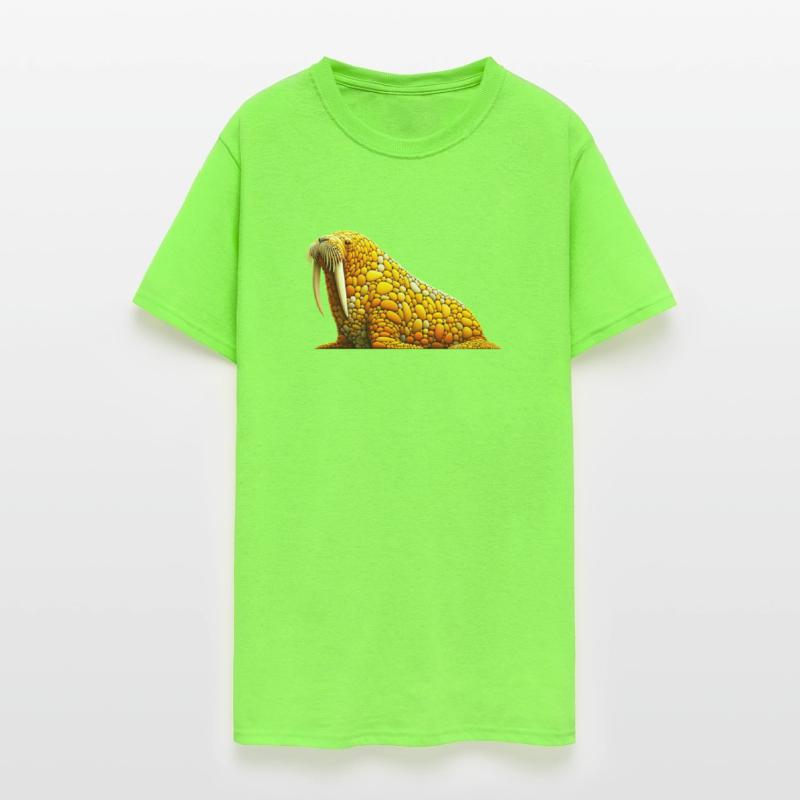 Walrus Whiskers Pebble Portrait