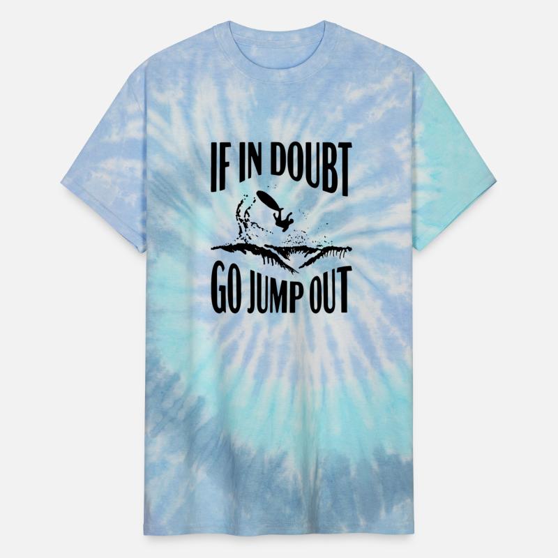 Wave Jump Surf Tee Typography Design Shirt