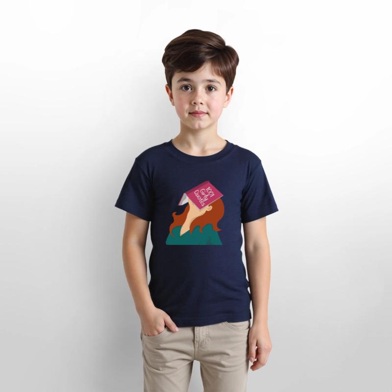 Weary girl with Girly Quotes book