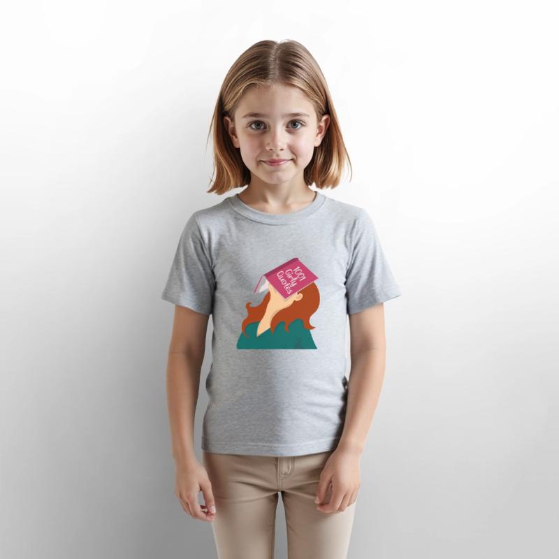 Weary girl with Girly Quotes book