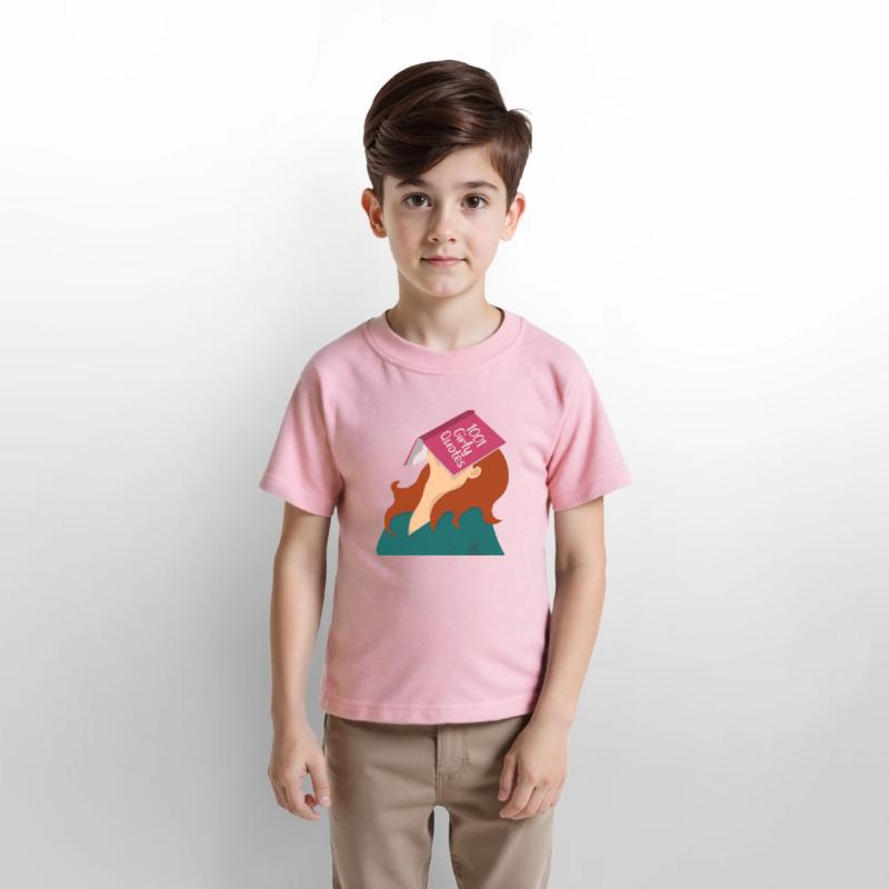 Weary girl with Girly Quotes book