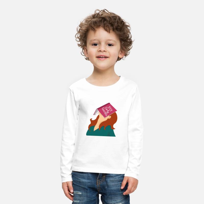 Weary girl with Girly Quotes book