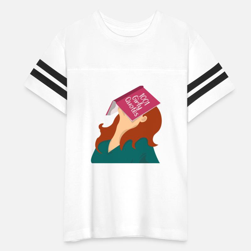 Weary girl with Girly Quotes book