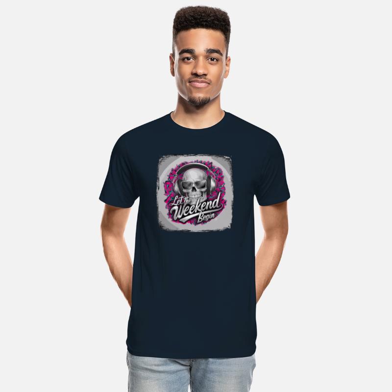 Weekend Vibes Skull let the weekend begin