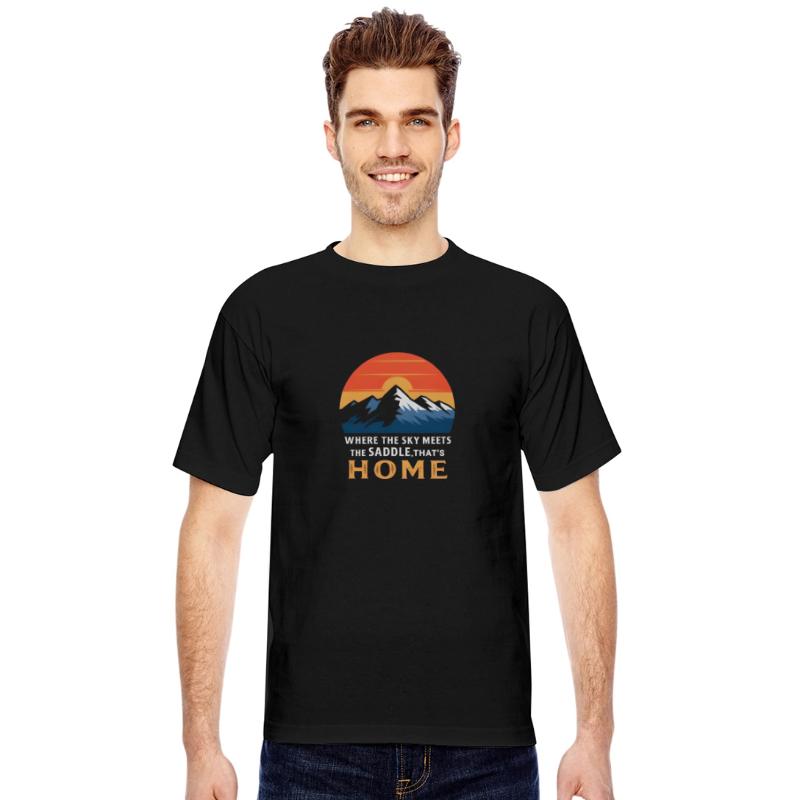 When The Sky Meets The Saddle , That's Home