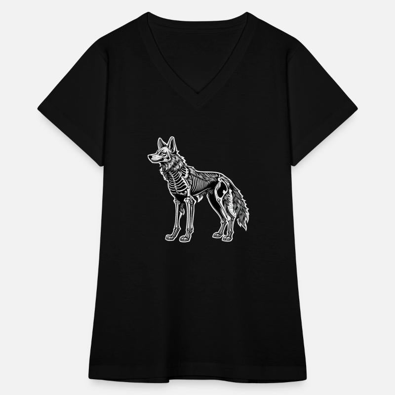 Wolf Skeleton Illustration