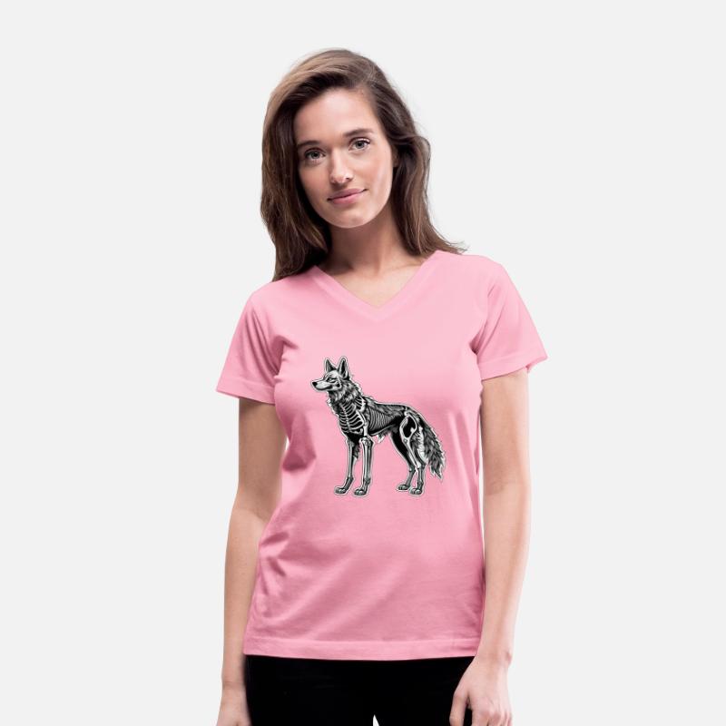 Wolf Skeleton Illustration