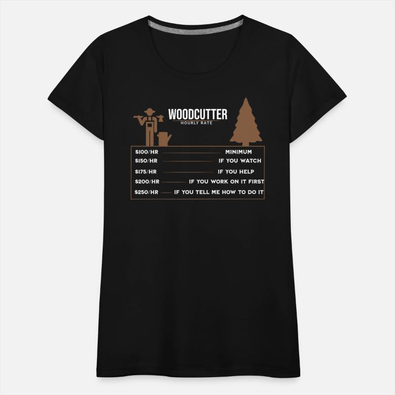 Woodcutter hourly rate