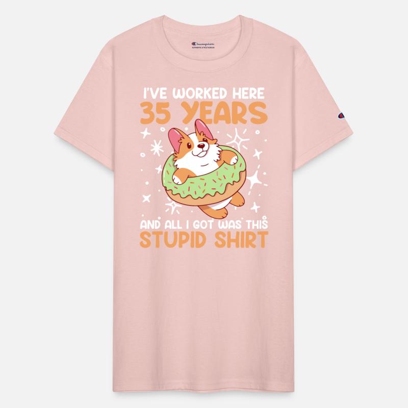 Work Anniversary 35 Years All I Got Was Stupid