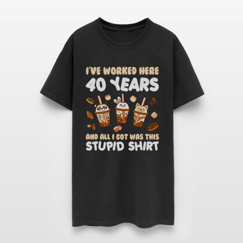 Work Anniversary 40 Years Got Stupid Shirt Funny