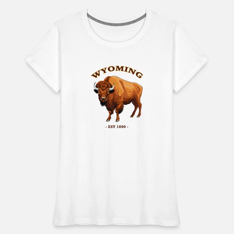 Wyoming Watercolor Bison