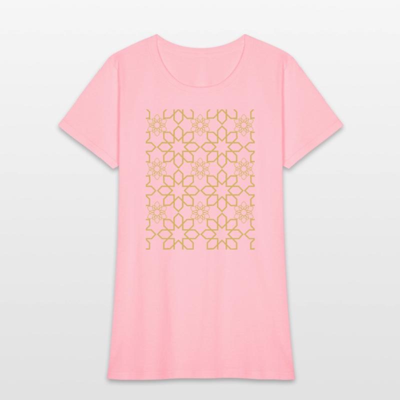 Yellow Gold Geometric T-Shirt