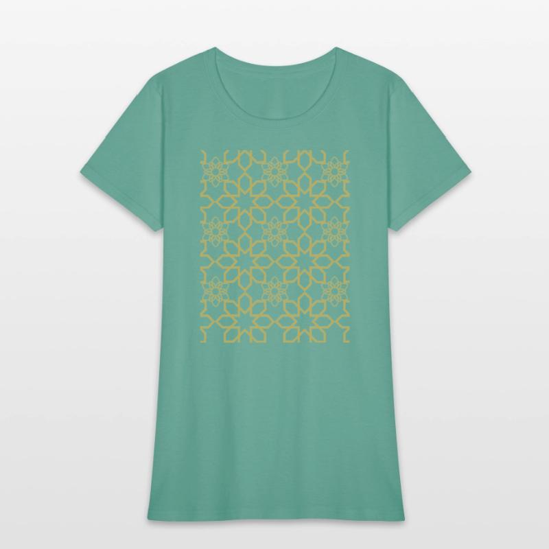 Yellow Gold Geometric T-Shirt