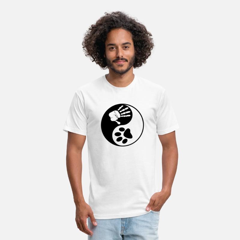 YIN YANG HAND AND PAW PRINTS