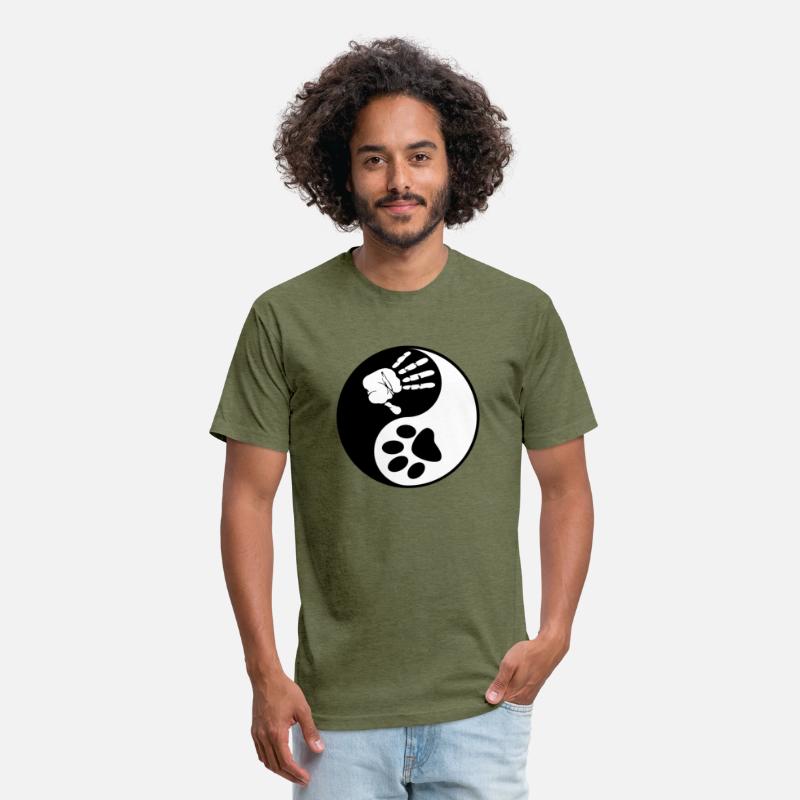 YIN YANG HAND AND PAW PRINTS